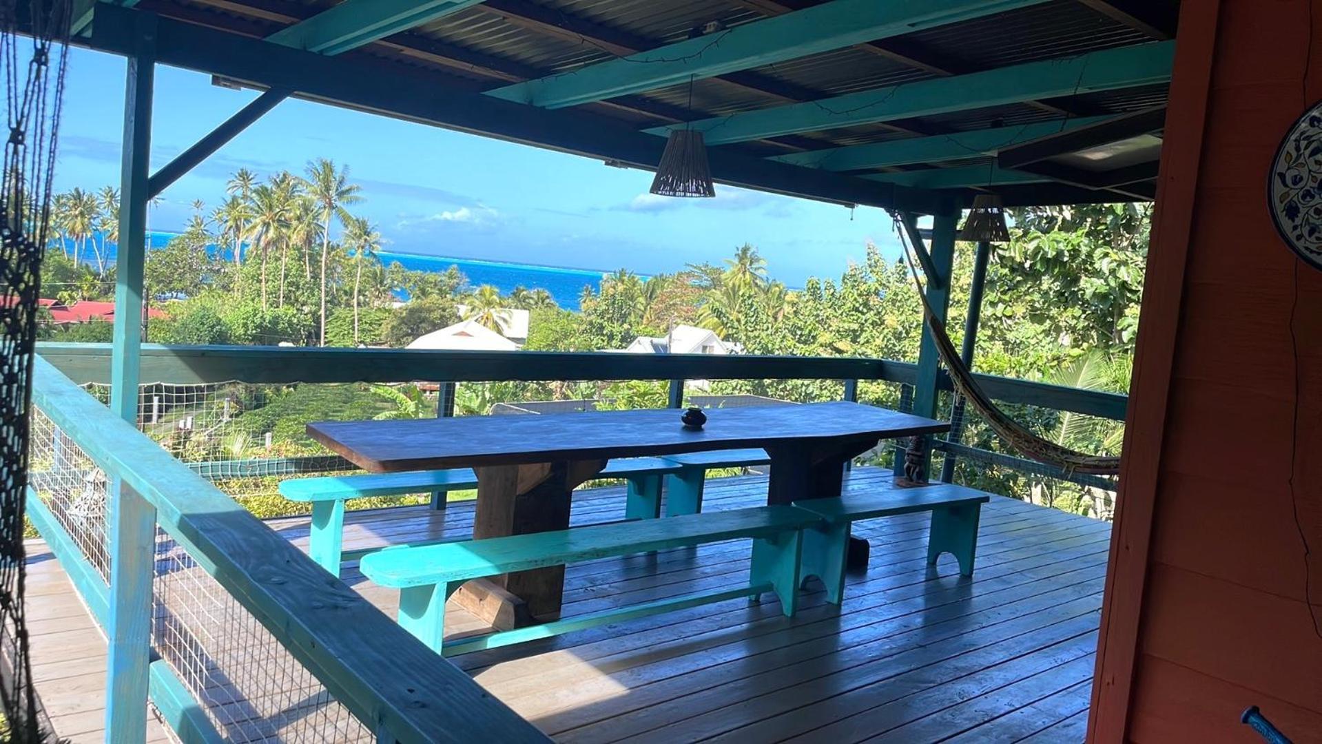 Fare Mato Tahaa Apartment Patio  Exterior photo