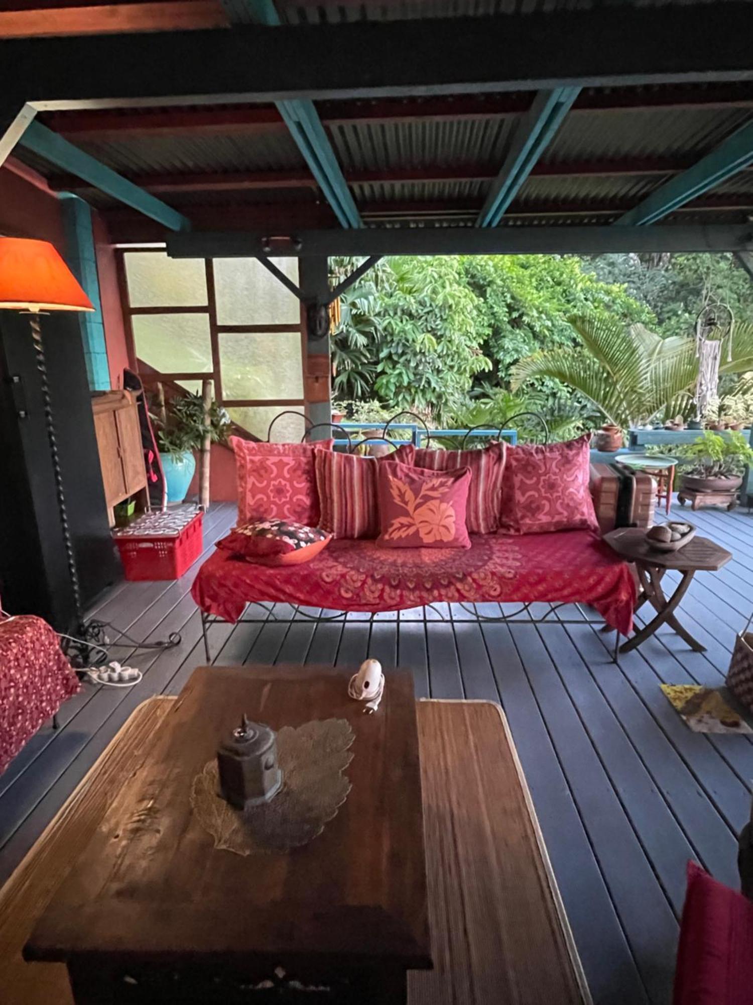 Fare Mato Tahaa Apartment Patio  Exterior photo